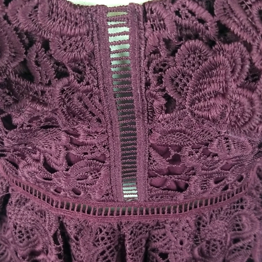 Romeo & Juliet Couture off the Shoulder Lace Dress NWT - Picture 6 of 15